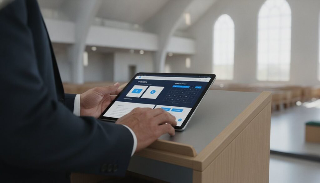 Páginas web para iglesias pentecostales: Su altar digital en 2026